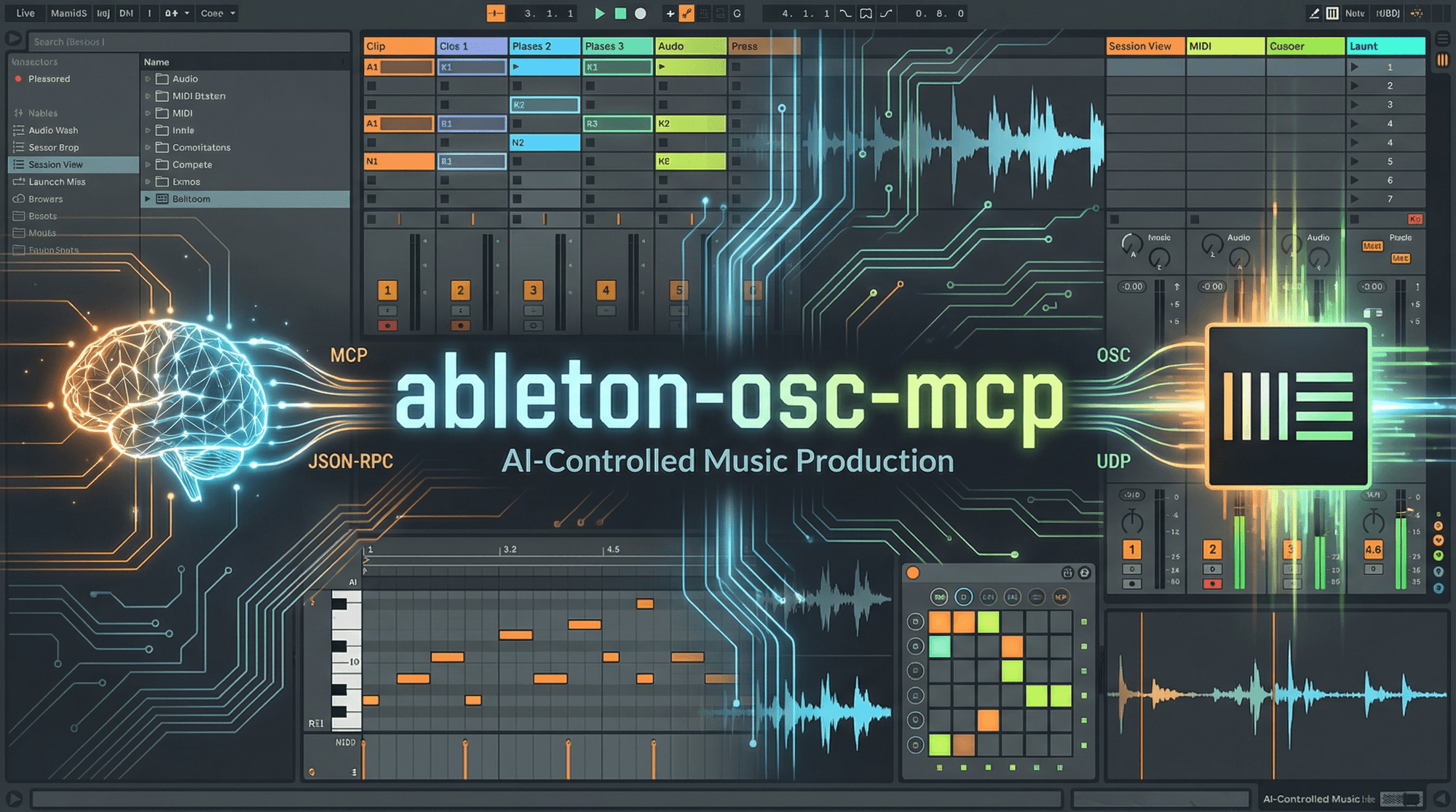 Ableton OSC MCP Server key visual