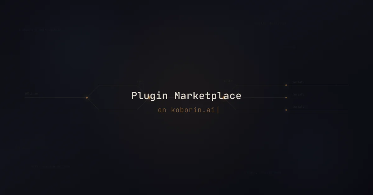 Plugin Marketplace on koborin.ai
